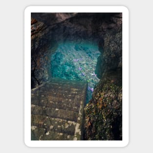 Underwater Cave Sticker